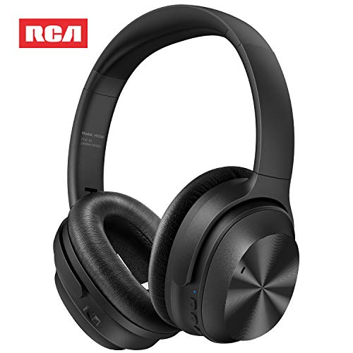 Best Noise Cancelling Headphones Under 50$ 41 Active Noise Canceling Headphones, RCA Bluetooth 5.0 Headphones Over Ear Wireless Headphones with Mic,...