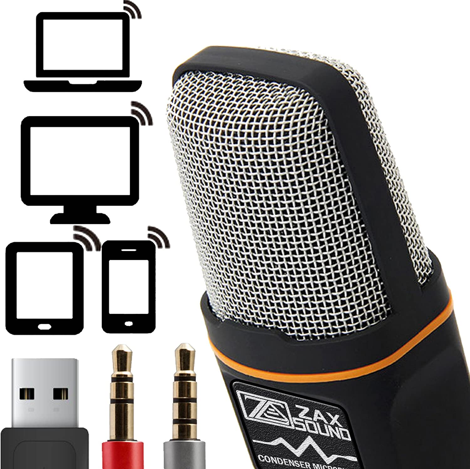 ZaxSound Cardioid Condenser Microphone