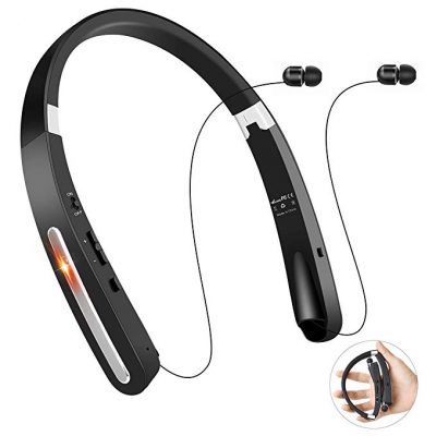 Best Neckband Headphones | Bluetooth 15  TOCGAMT Wireless Retractable Foldable Neckband V4.1 (KKY-992):