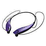Best Neckband Headphones | Bluetooth 8 Mpow Jaws Gen-1 Bluetooth Headphones Neckband, Wireless Neckband Headset, Bluetooth Neckband Earphones Magnetic w/CVC 6.0 Noise Cancelling Mic, Purple