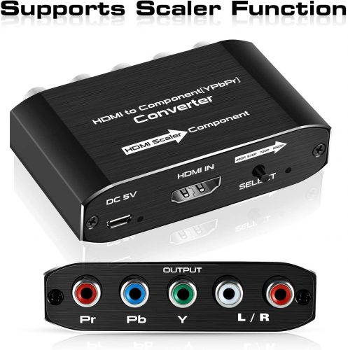 Best HDMI to RCA Converters Adapters in 2020 NEWCARE HDMI to 1080P Scaler Component Video (YPbPr)