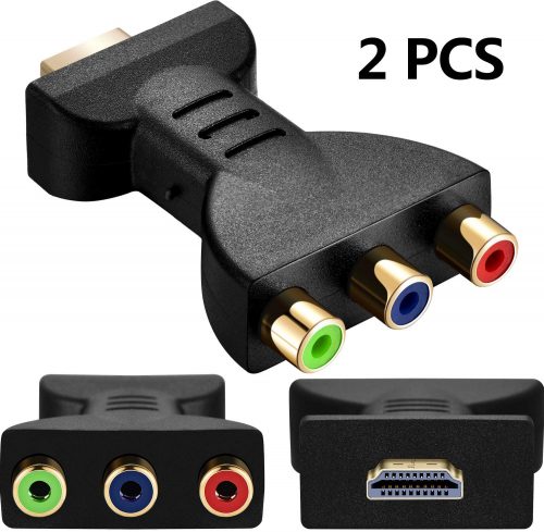 Best HDMI to RCA Converters Adapters in 2020 Friends 2 pieces HDMI to RCA Adapter composite video audio converter