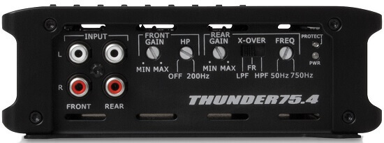 HPF and LPF amplifier filters on MTX THUNDER75.4