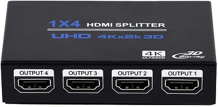 Enbuer 1 in 4 Out HDMI Splitter
