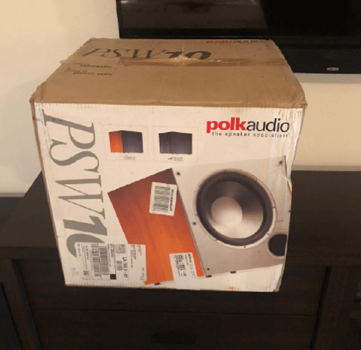 Polk Audio PSW10 4 Polk Audio PSW10 10-inch package