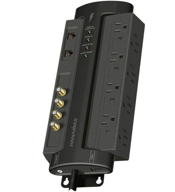 Best Home Theatre Power Managers 8 Panamax M8-AV-PRO Hi-Definition 8 Outlet Surge Protector