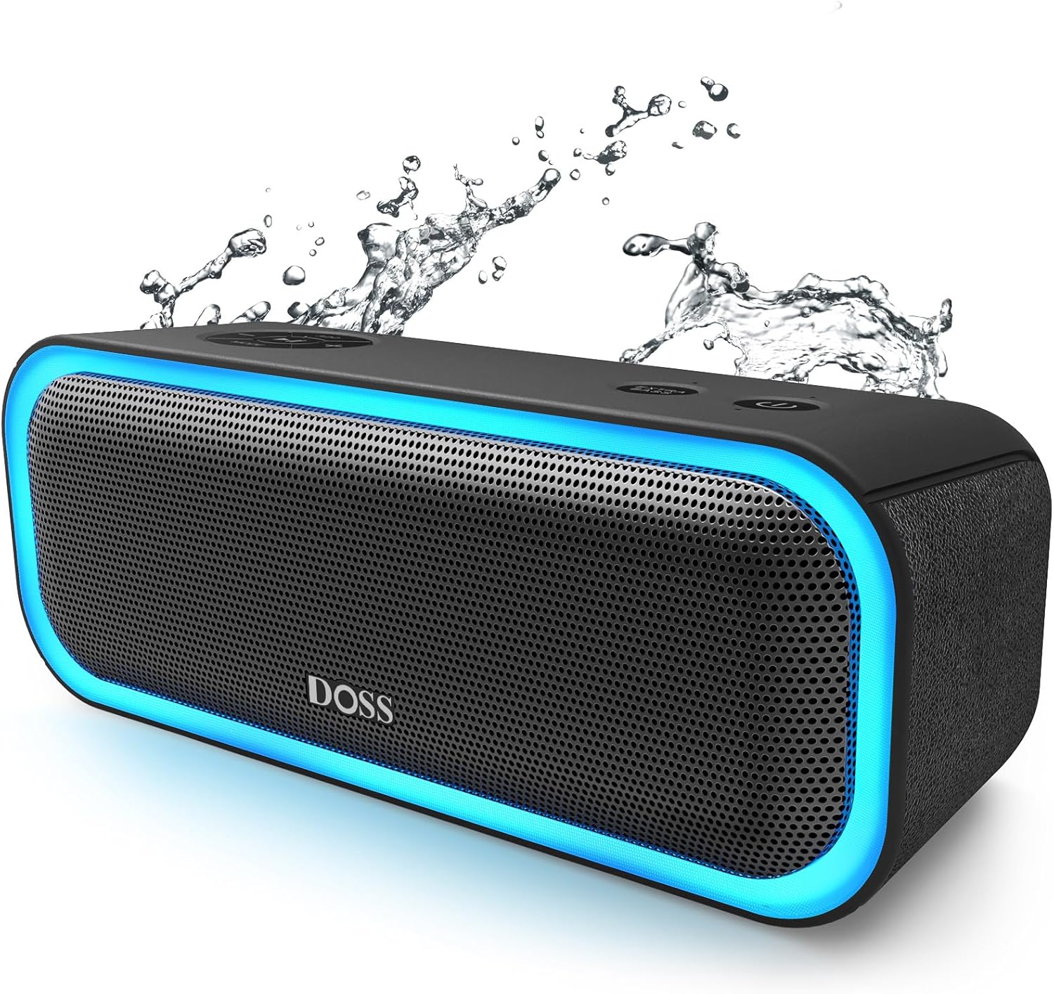 DOSS SoundBox Pro Bluetooth speaker with bass boost button