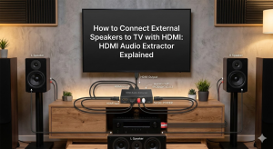 How to Connect External Speakers to TV with HDMI: HDMI Audio Extractor Explained