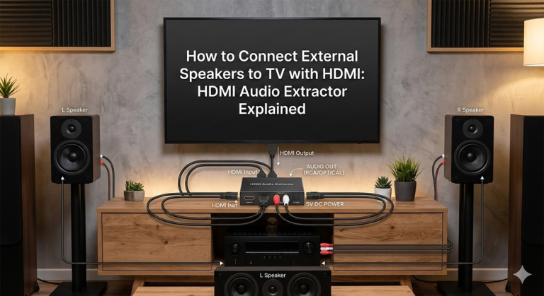 How to Connect External Speakers to TV with HDMI